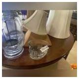 Heart Shaped Trinket Bowl, Large Pillar Candle Holders & Lamp Shades