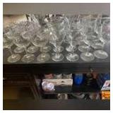 Assortment Of Clear Wine & Cocktail Glasses