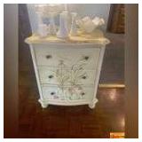 White Painted 3-Drawer Chest