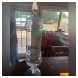 Clear Apothecary Glass Jar