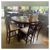 Clear Glass Vases (on table)