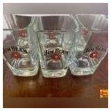 (6) Jim Beam Shot Glasses
