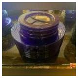 Cobalt Blue Glass Dinnerware