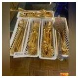 Gold Plated Flatware