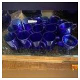 Cobalt Blue Glass Cups