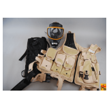 MSA Gas Mask, Vest, and Hydration Pack Lot