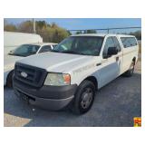2008 Ford F-150 Pick Up Truck With Shell, won't go into gear; 213,115 Miles; VIN 1FTPF12V88KE04692 (021594)