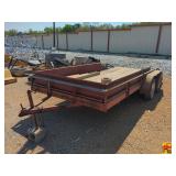 16' Tandem Axle Utility Trailer; Bill Of Sale Only.  $25 processing will be applied.