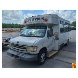 2002 Ford E-450 SD Shuttle Bus; 122,157 Miles; VIN 1FDXE45F32HA10185.