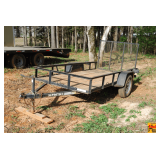 2013 5' x 10' Lone Wolf Utility Trailer; VIN 4P7U51015DF049406