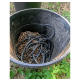 Bucket With Heavy Duty Chain & Hose