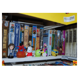 Contents of Shelf in Closet: VHS Tapes & More