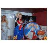 Collectibles: Contents of Shelf Featuring Barbie