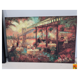 "The River Café" Canvas Wall Art By Ruane Manning