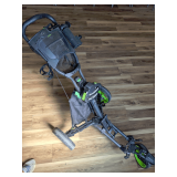 Caddytek Swivel Front Wheel Golf Push Cart (lime)