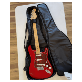 Electric Guitar In Soft Case With (3) Music Books