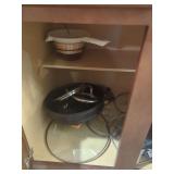 Contents of Cabinet: Cookware, Lids & More