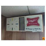 Miller High Life Illuminated Wall Clock and Sign
