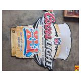 Coors Light Super Bowl XLI South Florida 2007 Promotional Sign