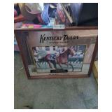 Vintage Kentucky Tavern Kentucky Whiskey Mirror Celebrating the Winner of the 1990 Kentucky Derby, Unbridled