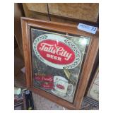 Falls City Beer Framed Mirror Sign