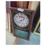 Jim Beam Kentucky Straight Advertising Wall Clock