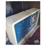 Lowenbrau Beer Illuminated Wall Clock Sign