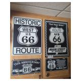 Vintage Route 66 Signs