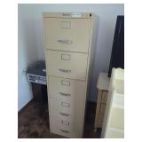 5-Drawer Metal File Cabinet