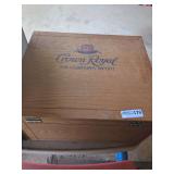 Crown Royal The Legendary Import Wooden Display Box