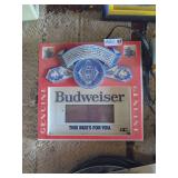 Budweiser Illuminated Beer Sign