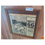 Framed Route 66 Album Cover