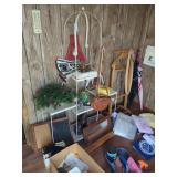 Valet Stand, Metal Plant Stand, Lanterns, Cooler & Miscellaneous