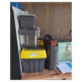Assorted Tool Boxes and Workshop Storage Containers