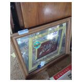 Schlitz Beer Framed Mirror Sign