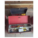Kennedy Manufacturing Metal Tool Box with Assorted Hand Tools