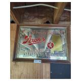 Stroh's Beer Alabama State Map Mirror Sign