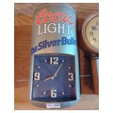 Coors Light Clock