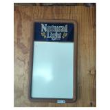 Natural Light Beer Branded Dry Erase Wall Board