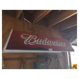 Budweiser Hanging Bar Sign