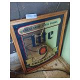 Vintage Lite Advertising Mirror