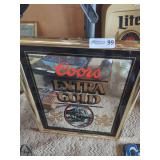 Coors Extra Gold Beer Mirror Sign