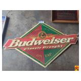 Budweiser Classic Draught On Tap Metal Sign