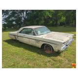 1960's Plymouth Fury III, V8; VIN 01733417P12 3Y3 1; Bill Of Sale Only