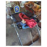 Folding Outdoor Chair and Metal Folding Chair Set