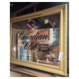 Canadian Club Advertising Bar Mirror
