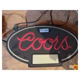 Coors Advertising Sign