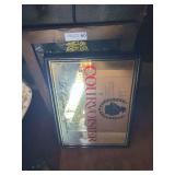 Courvoisier Cognac and Seagram's Seven Crown Advertising Mirrors