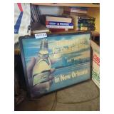 Vintage Framed Miller High Life Poster