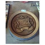 Vintage Miller High Life Beer Keg Sign